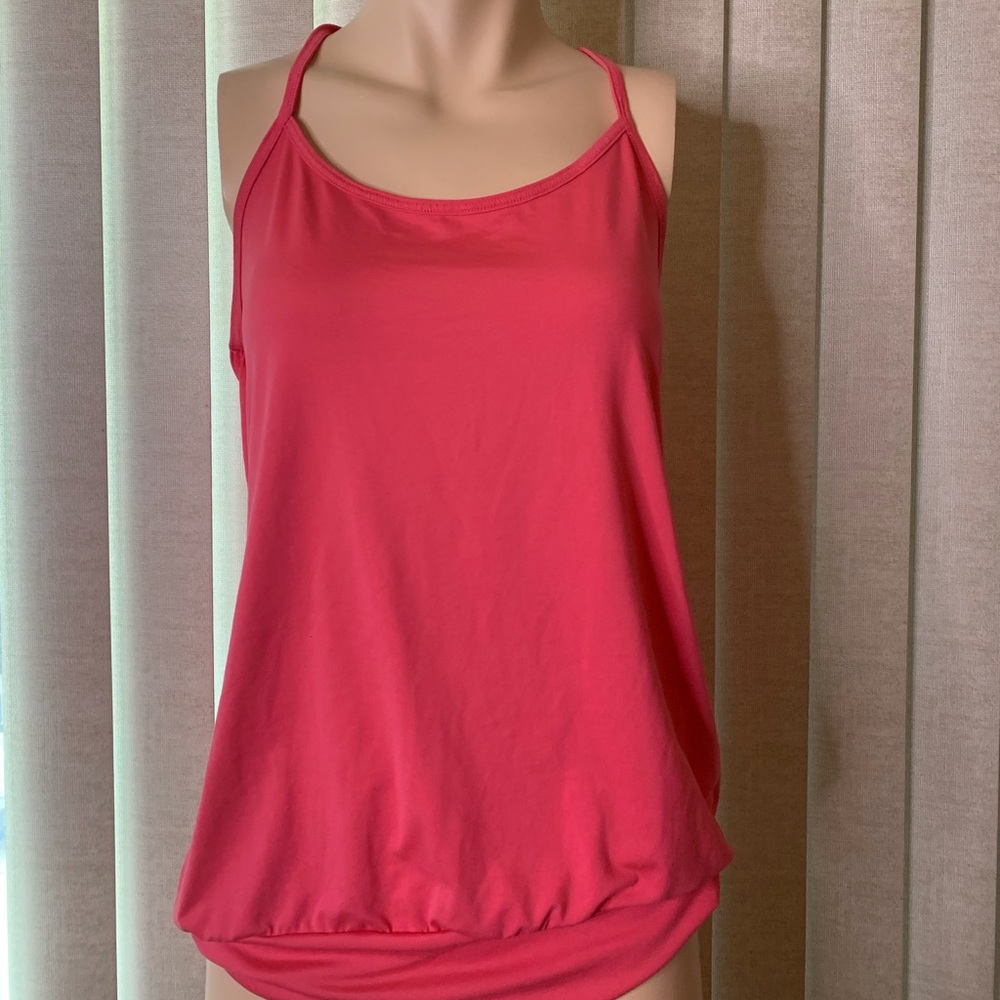 Exercise pink tops